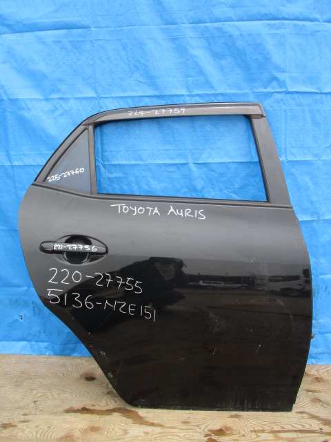 Used Toyota Auris DOOR SHELL REAR RIGHT